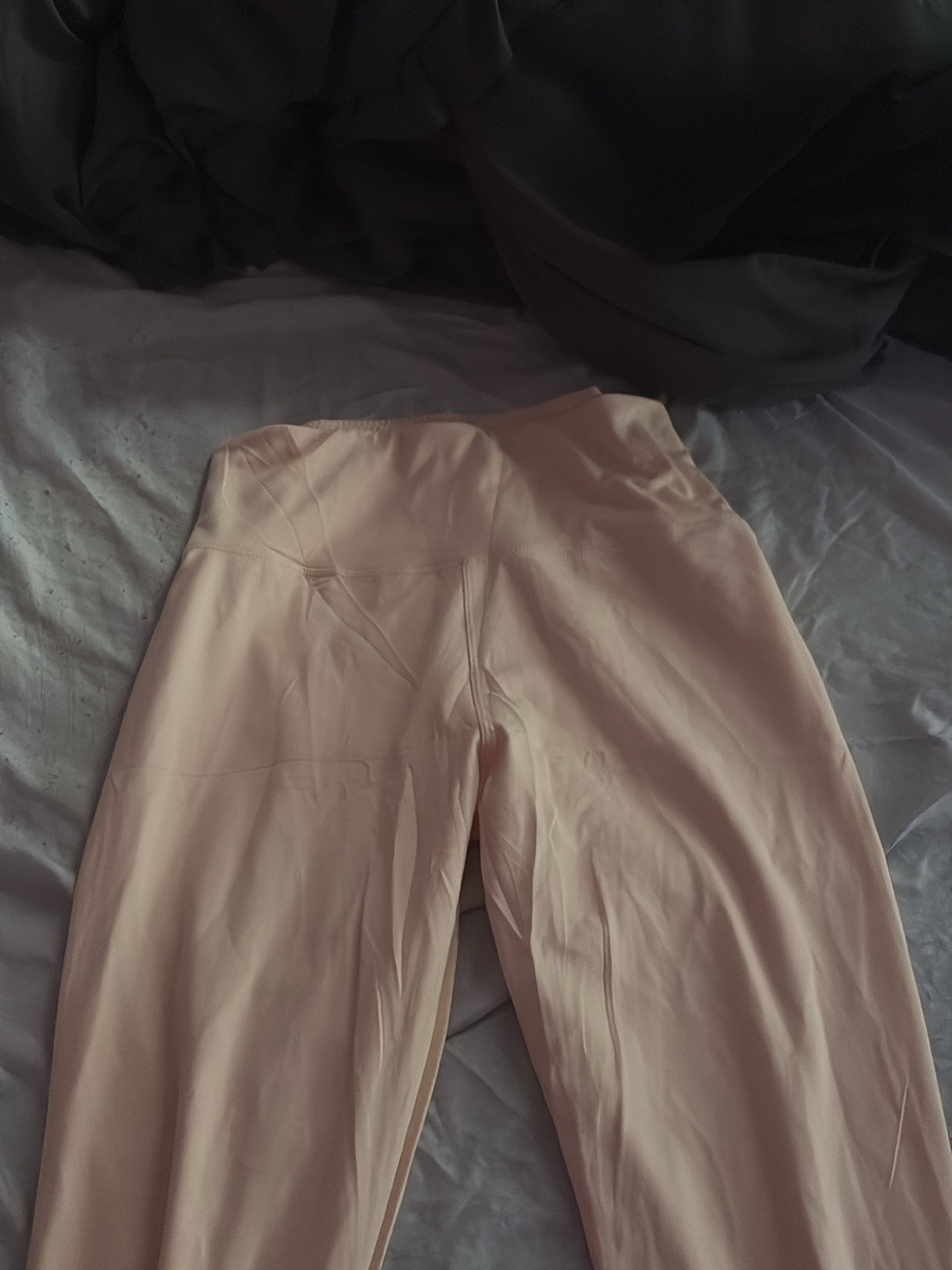 Amazon Beige High-Waist Leggings